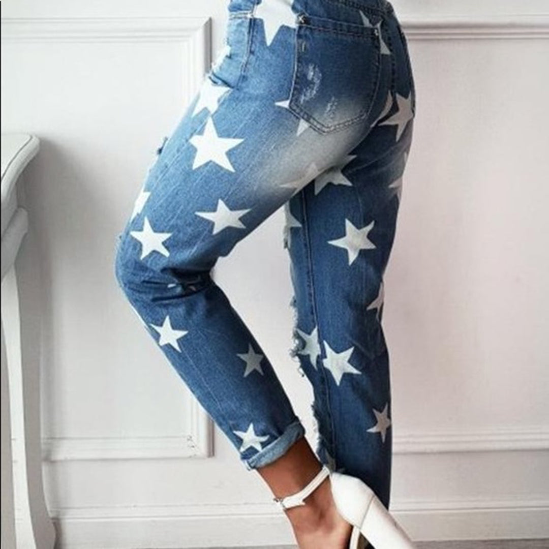 ANETA - Hullete jeans